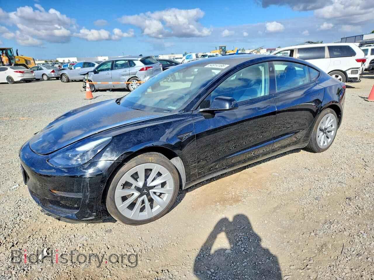 Photo 5YJ3E1EA0NF135025 - TESLA MODEL 3 2022