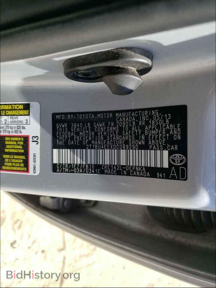 2013 TOYOTA COROLLA - VIN: 2T1BU4EEXDC089290 - Photo 10