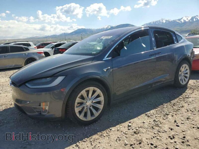 2018 Tesla MODEL X (VIN 5YJXCBE24JF100942) — photo 1 of 13, Copart, damage: rear end
