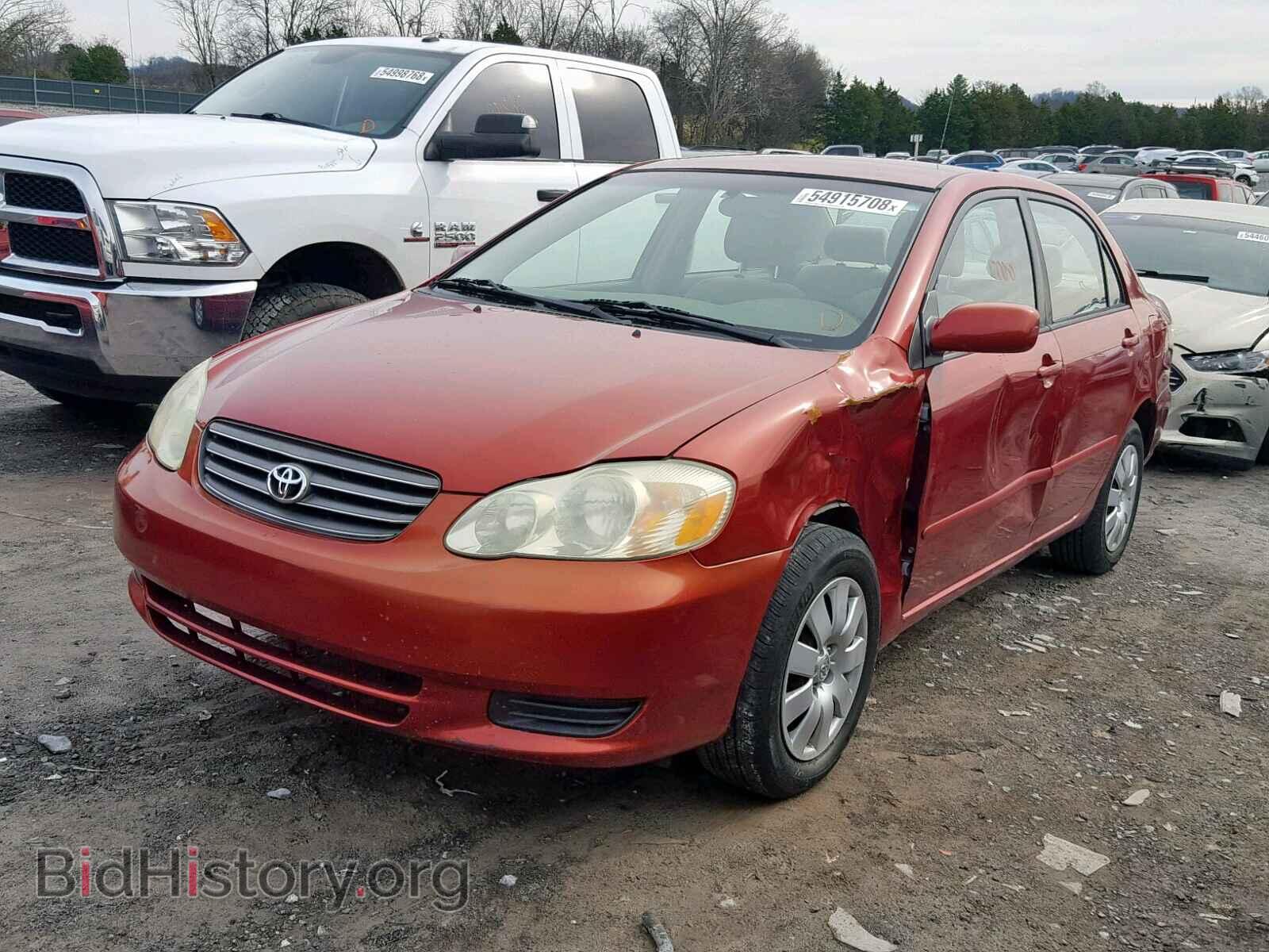 2003 TOYOTA COROLLA - VIN: 2T1BR32E23C097074 - Фото 2