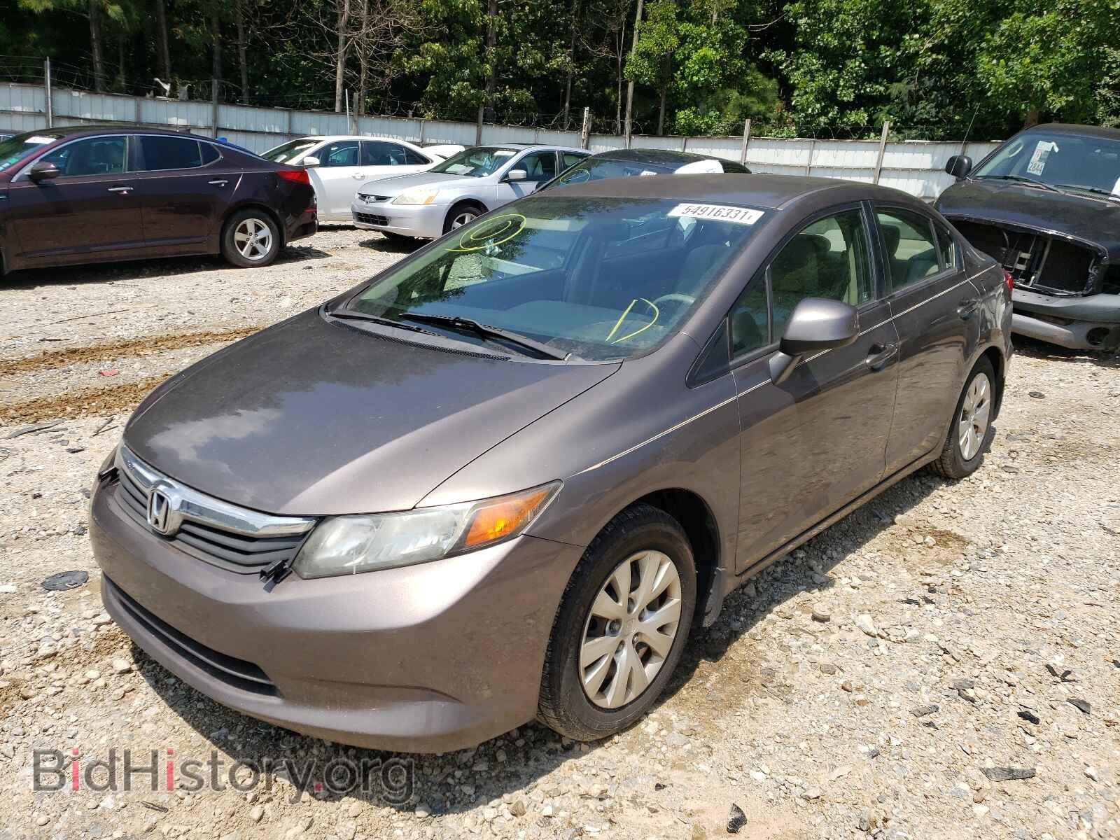 2012 HONDA CIVIC - VIN: 2HGFB2F50CH509395 - Фото 2