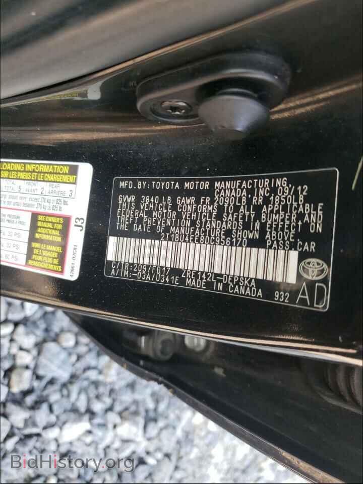 2013 TOYOTA COROLLA - VIN: 2T1BU4EE8DC956170 - Фото 10