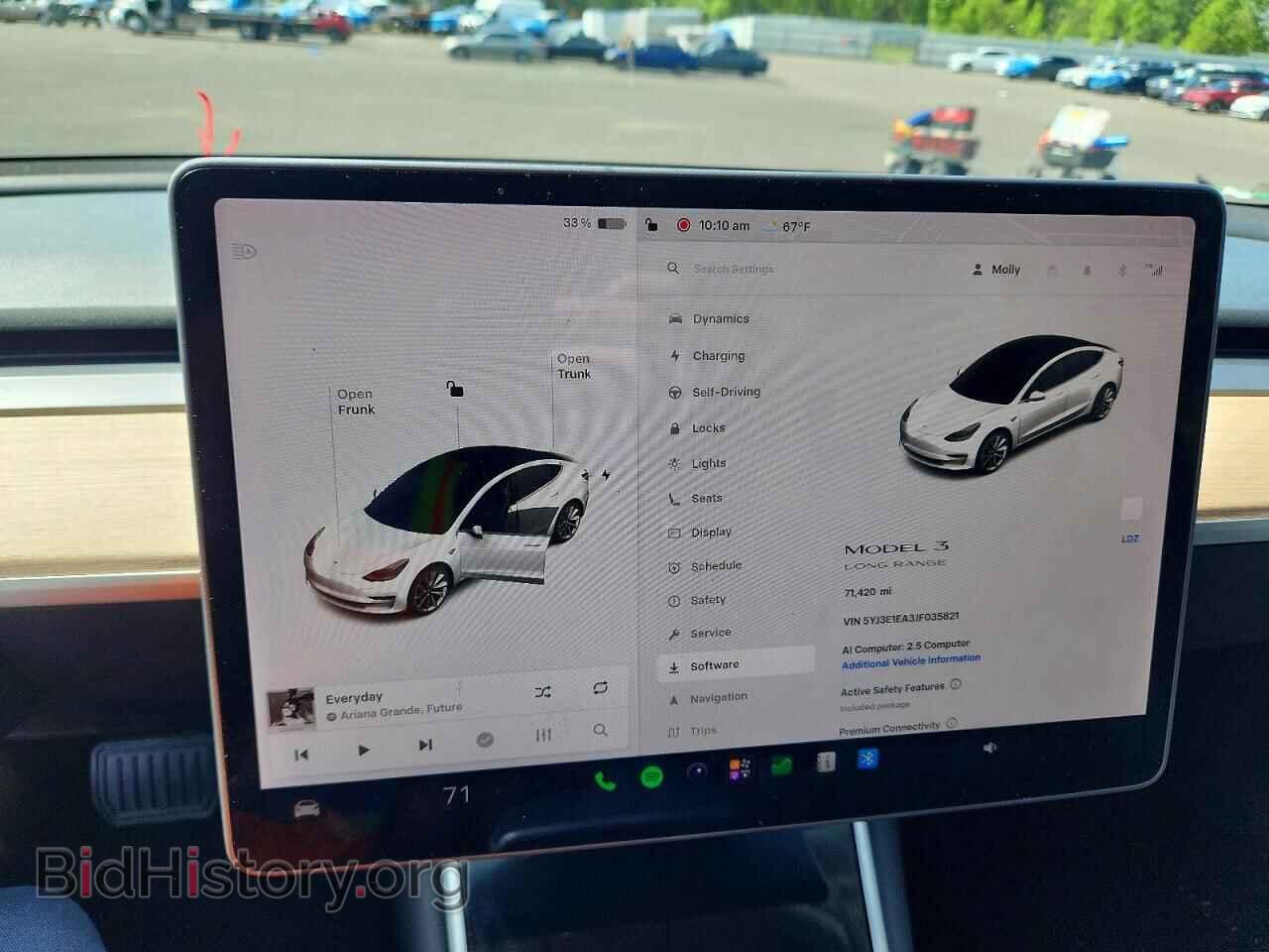 2018 TESLA MODEL 3 - VIN: 5YJ3E1EA3JF035821 - Фото 9