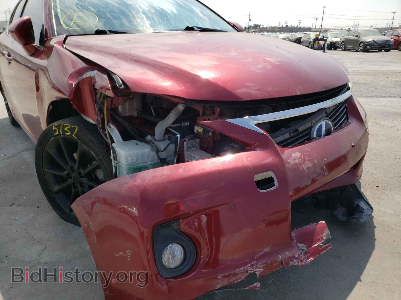 2011 LEXUS CT 200 - VIN: JTHKD5BH3B2027616 - Фото 9