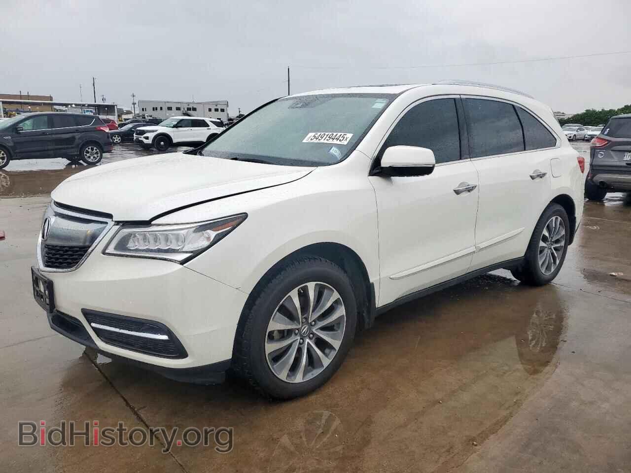 Фотография 5FRYD3H63GB006340 - ACURA MDX 2016