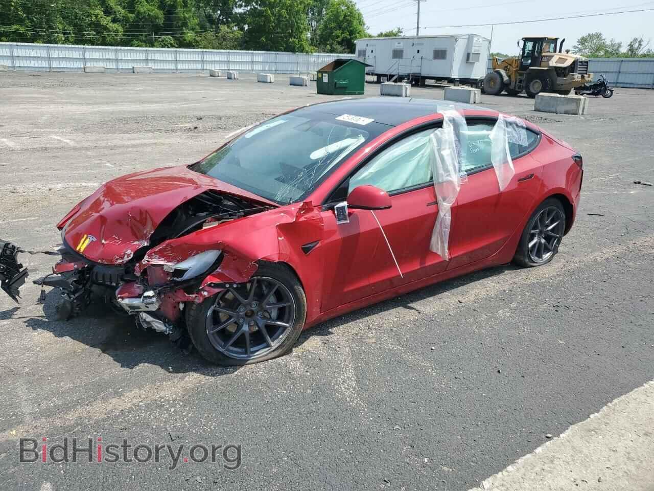 Photo 5YJ3E1EB3NF186432 - TESLA MODEL 3 2022