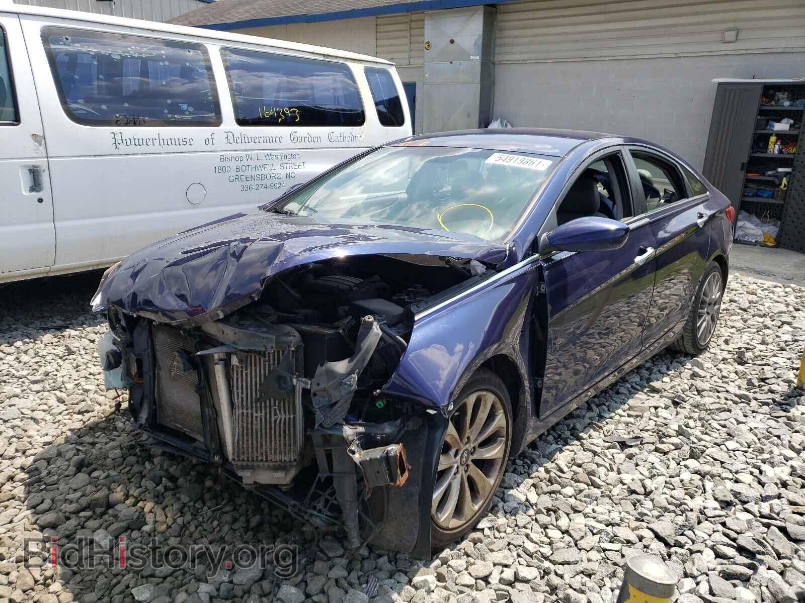 2012 HYUNDAI SONATA - VIN: 5NPEC4AB4CH455428 - Фото 2