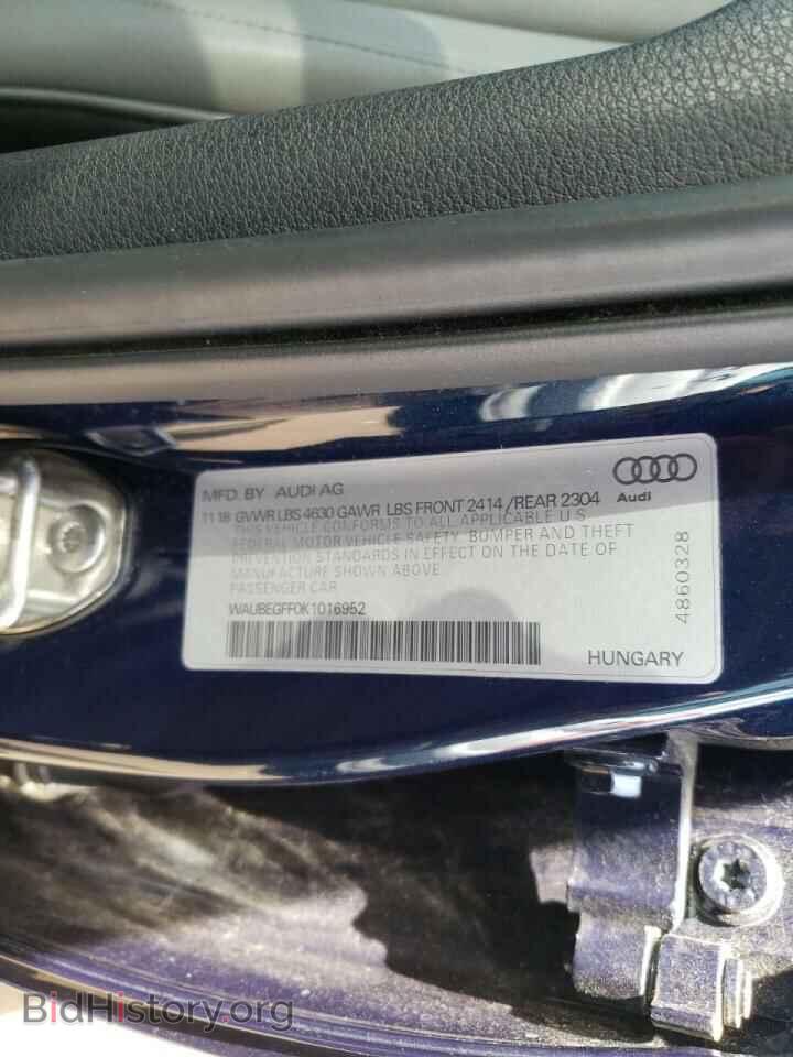 2019 AUDI A3 - VIN: WAUBEGFF0K1016952 - Фото 10