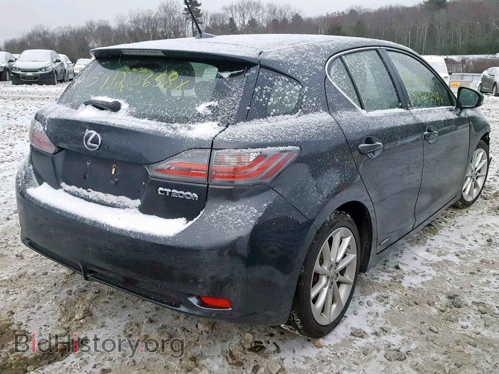 2011 LEXUS CT 200 - VIN: JTHKD5BH8B2007992 - Фото 4