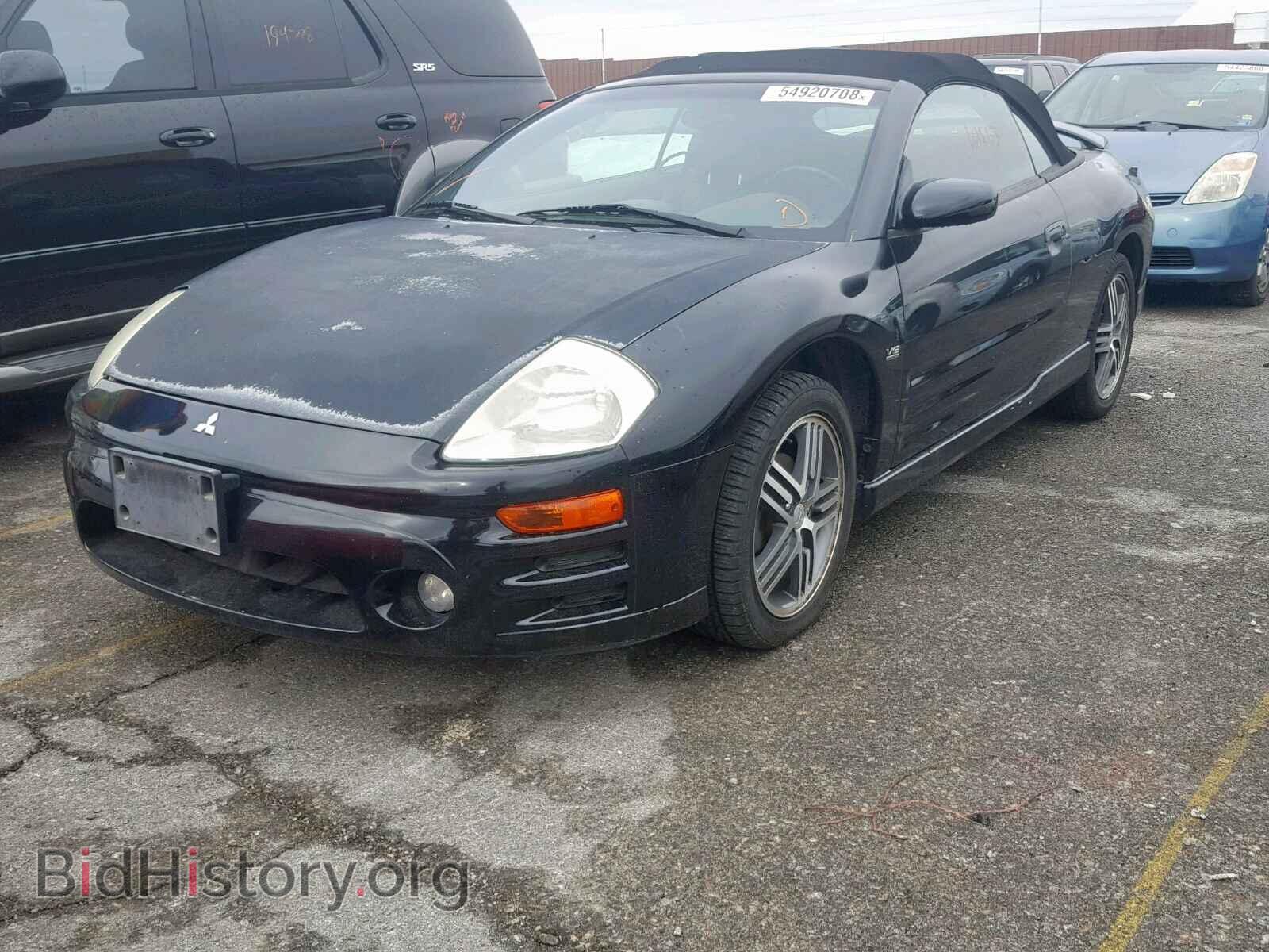 2005 MITSUBISHI ECLIPSE - VIN: 4A3AE75H95E022373 - Фото 2