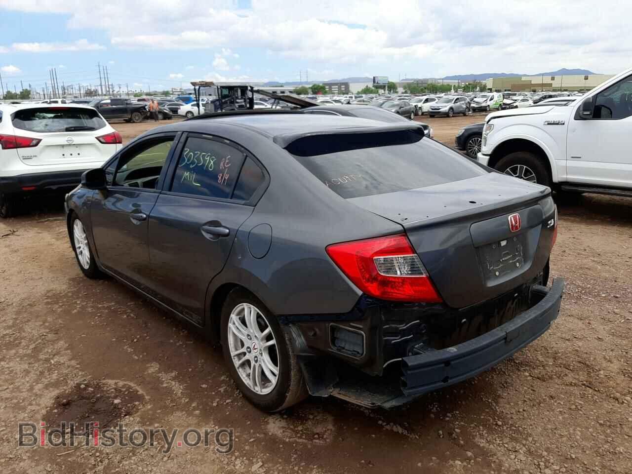 2012 HONDA CIVIC - VIN: 2HGFB6E50CH706169 - Фото 3