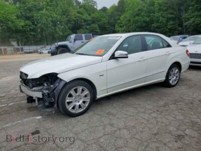 2012 Mercedes-Benz E-CLASS 350, white — VIN WDDHF5KB8CA584407, Copart