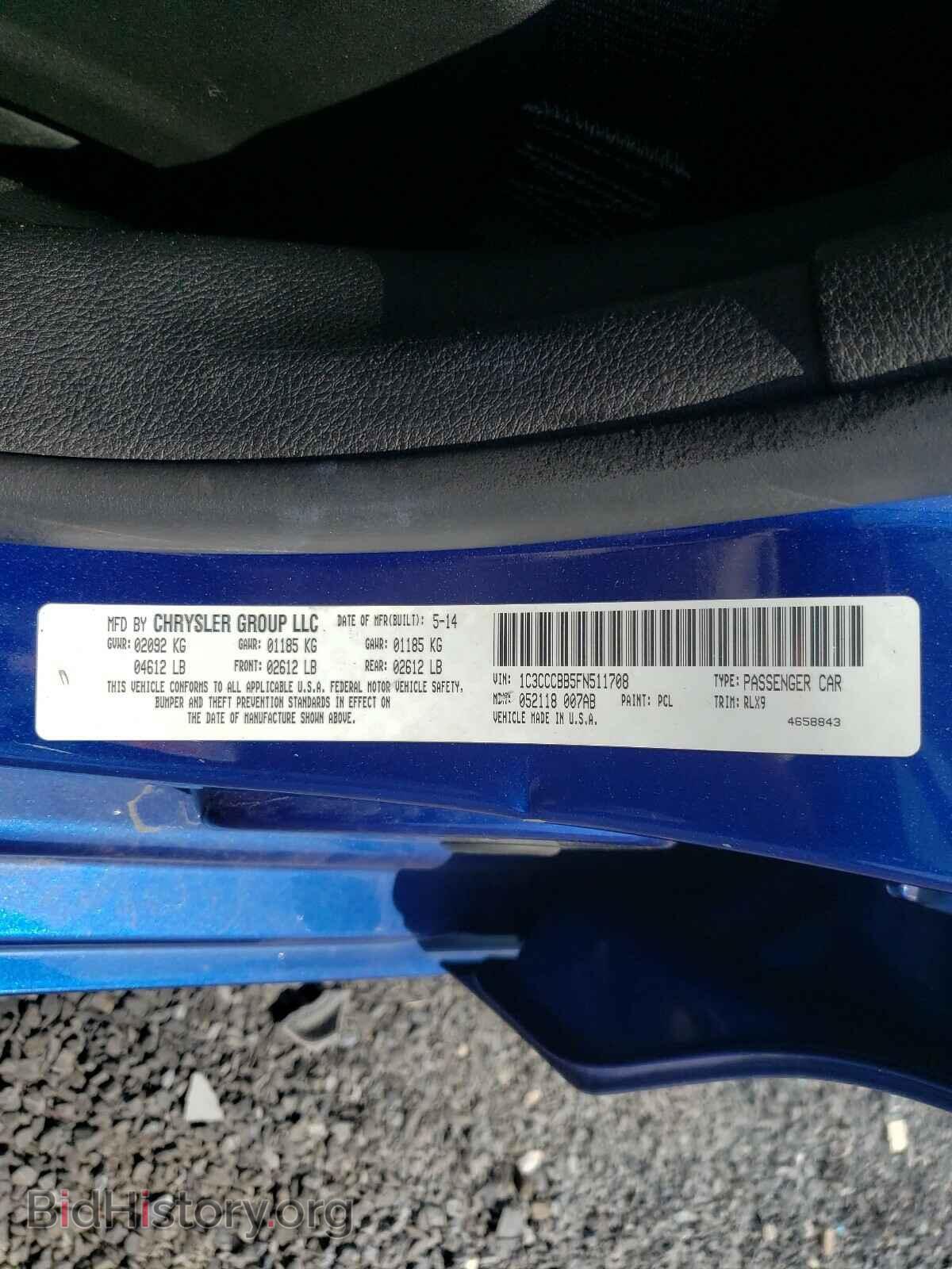 2015 CHRYSLER 200 - VIN: 1C3CCCBB5FN511708 - Photo 10