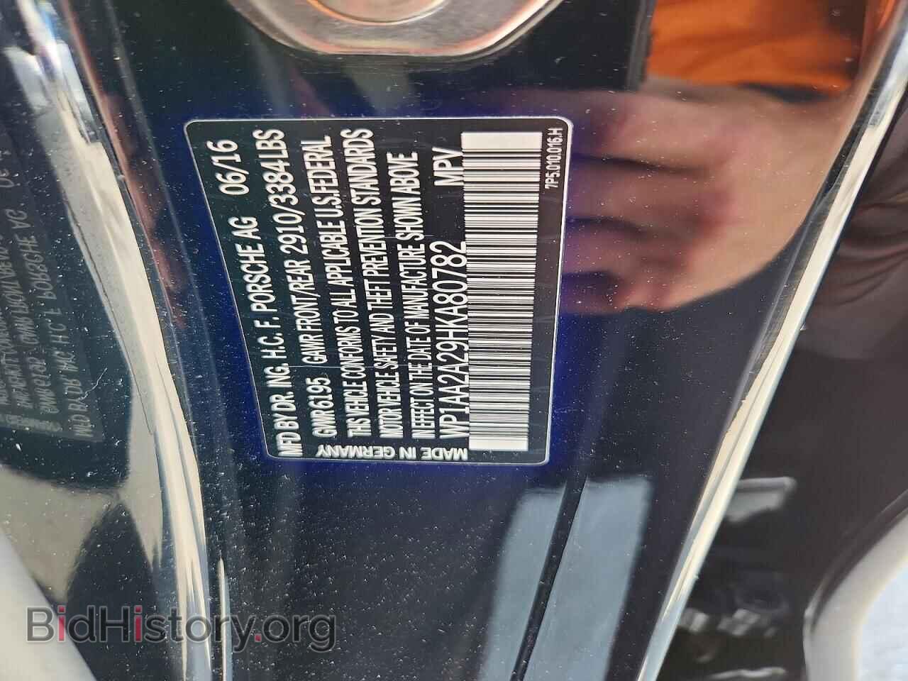 2017 PORSCHE CAYENNE - VIN: WP1AA2A29HKA80782 - Фото 14