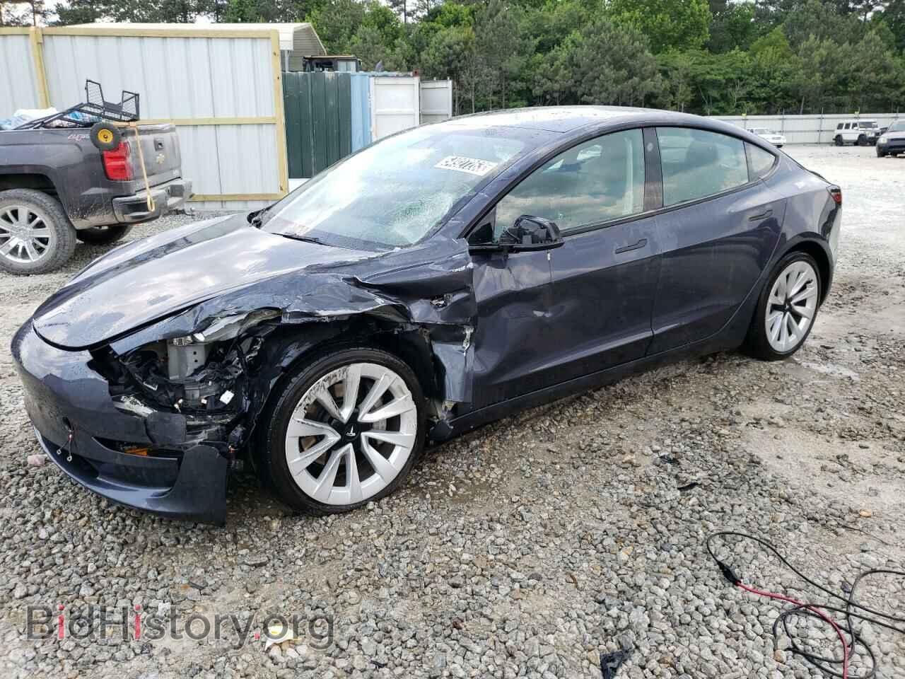 Photo 5YJ3E1EB9NF192655 - TESLA MODEL 3 2022