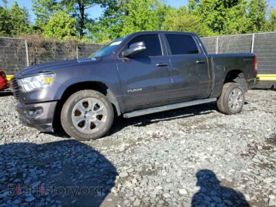 2022 RAM 1500 Big Horn/Lone Star, gray — VIN 1C6SRFFT2NN280914, Copart