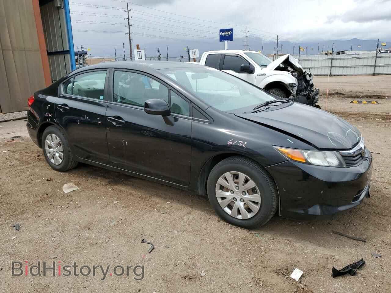 2012 HONDA CIVIC - VIN: 19XFB2F52CE357520 - Фото 4