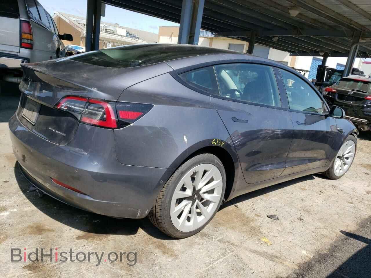 2022 TESLA MODEL 3 - VIN: 5YJ3E1EB4NF142780 - Фото 3