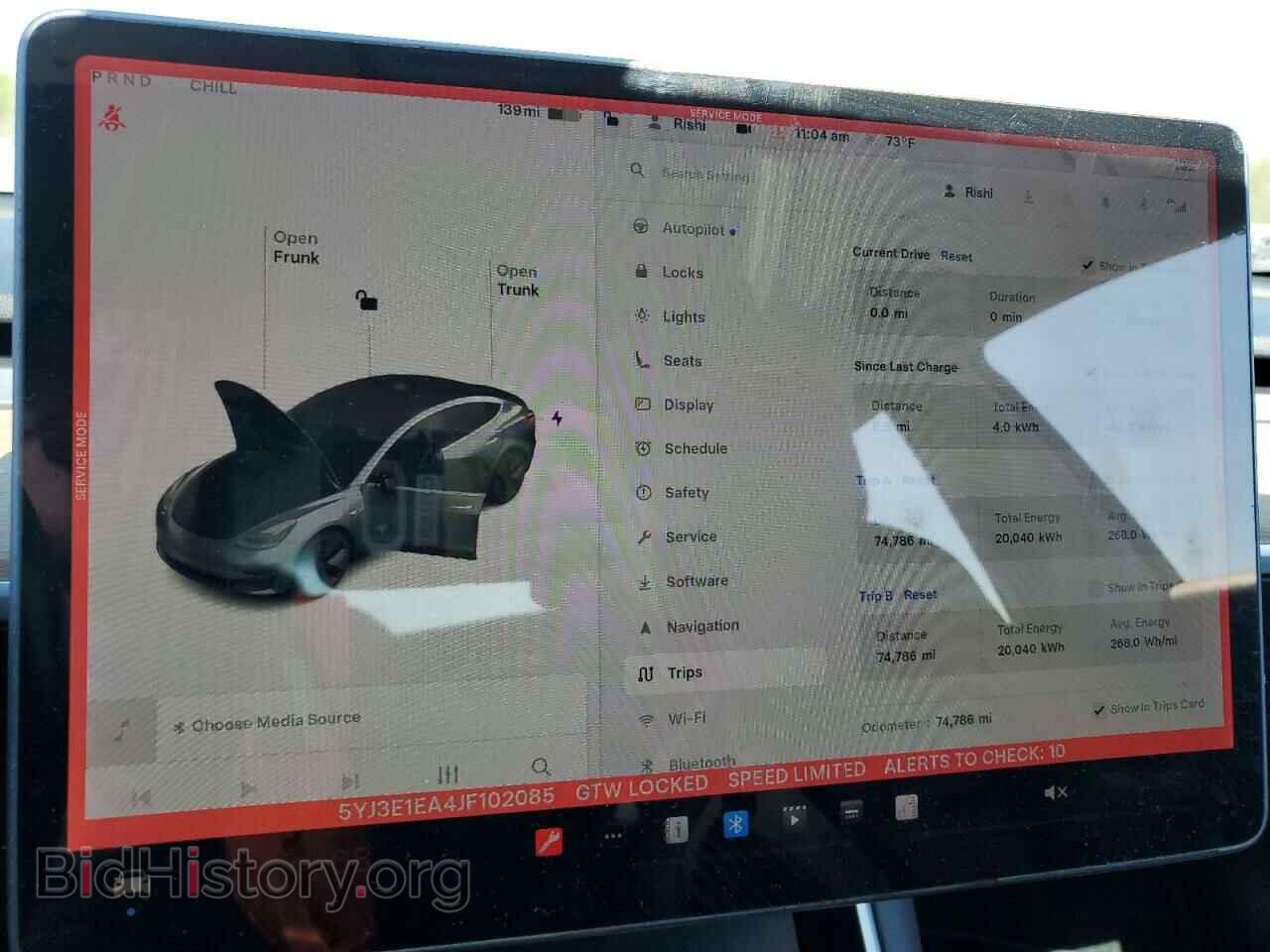2018 TESLA MODEL 3 - VIN: 5YJ3E1EA4JF102085 - Photo 9