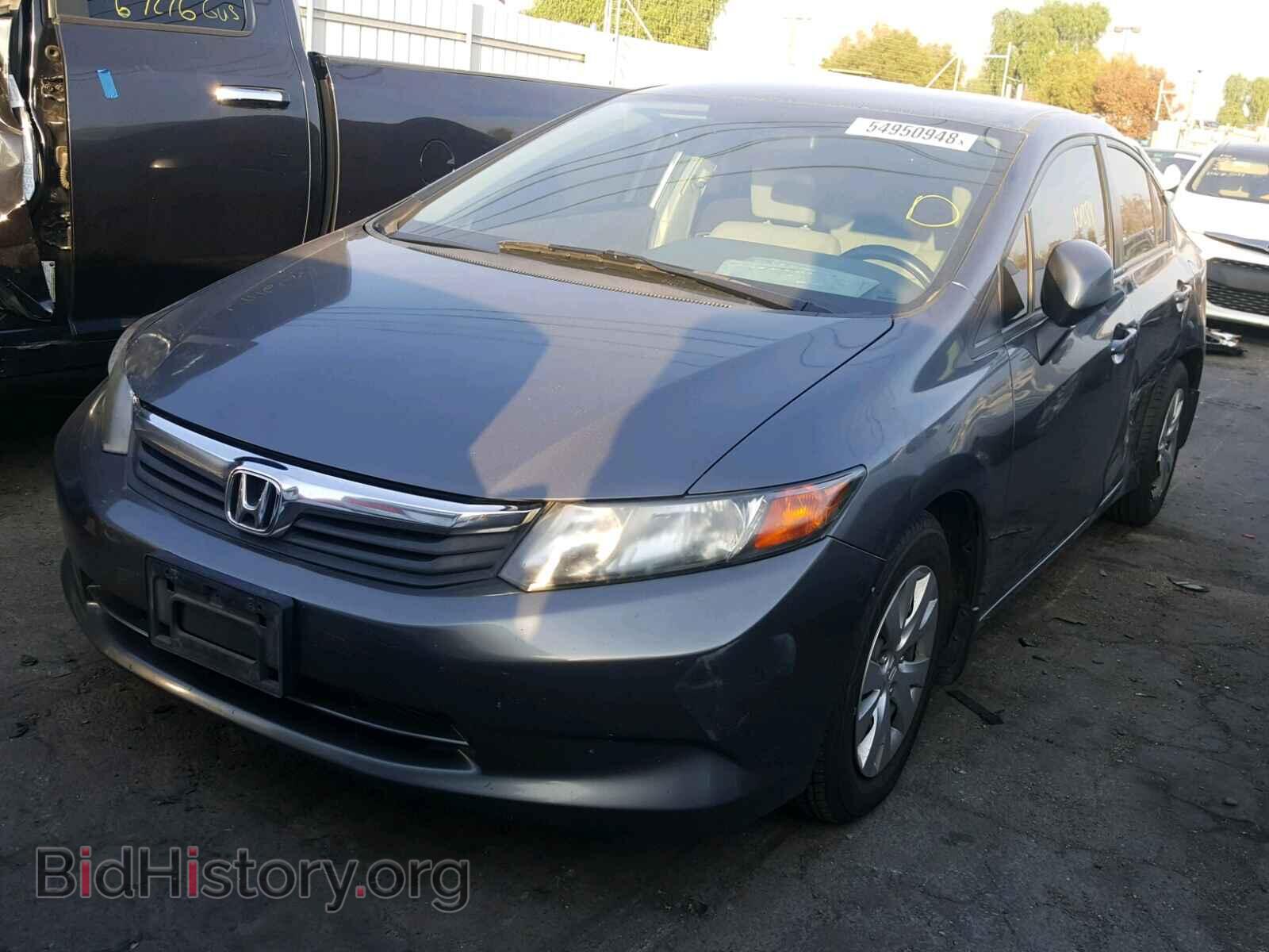 2012 HONDA CIVIC LX - VIN: 19XFB2F55CE360637 - Фото 2