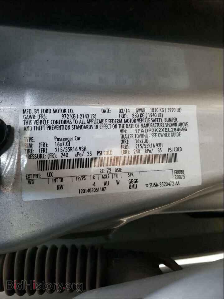 2014 FORD FOCUS - VIN: 1FADP3K2XEL284696 - Photo 10