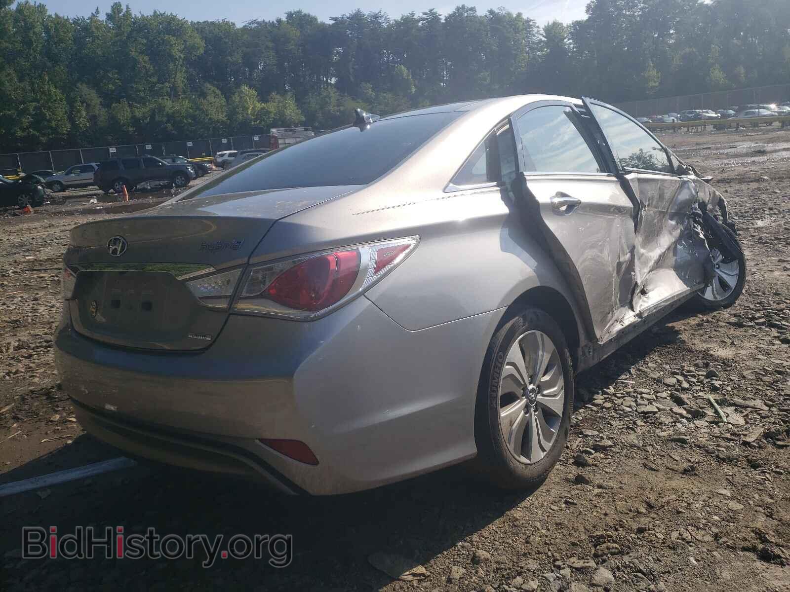 2014 HYUNDAI SONATA - VIN: KMHEC4A40EA103924 - Фото 4