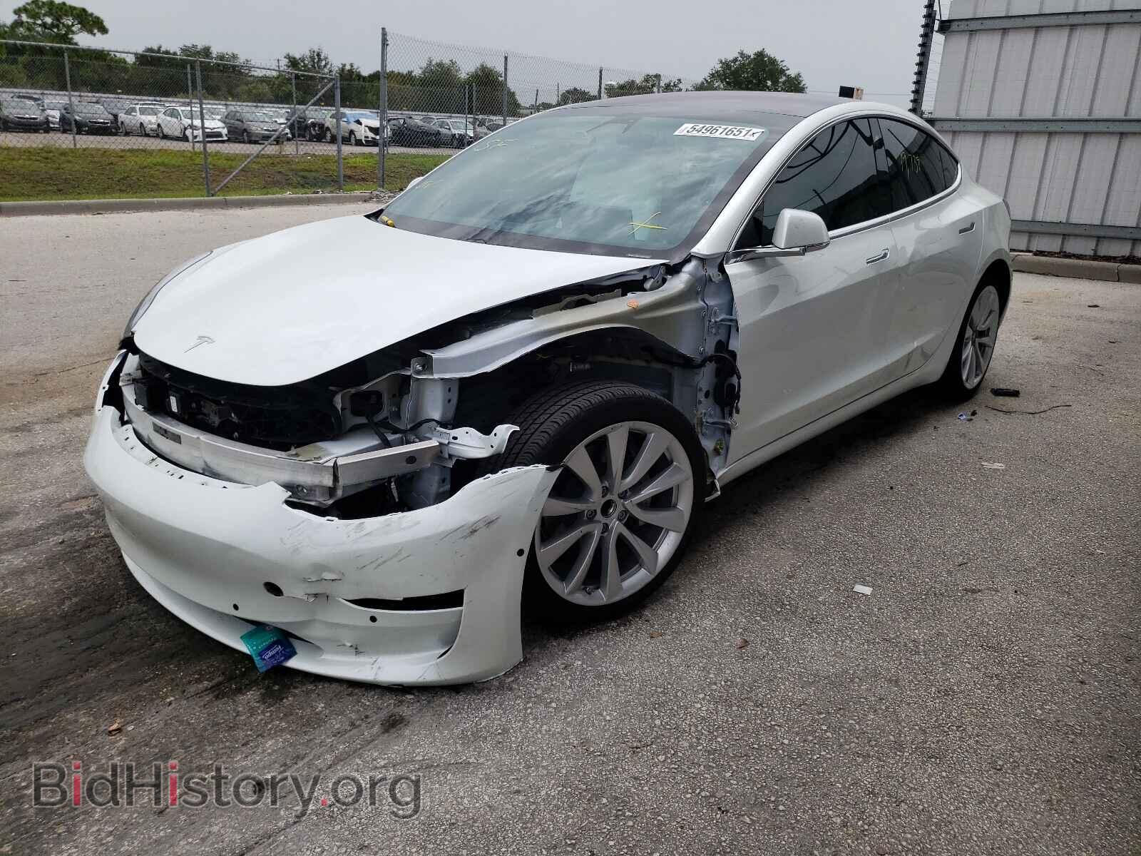 2018 TESLA MODEL 3 - VIN: 5YJ3E1EA4JF155949 - Фото 2