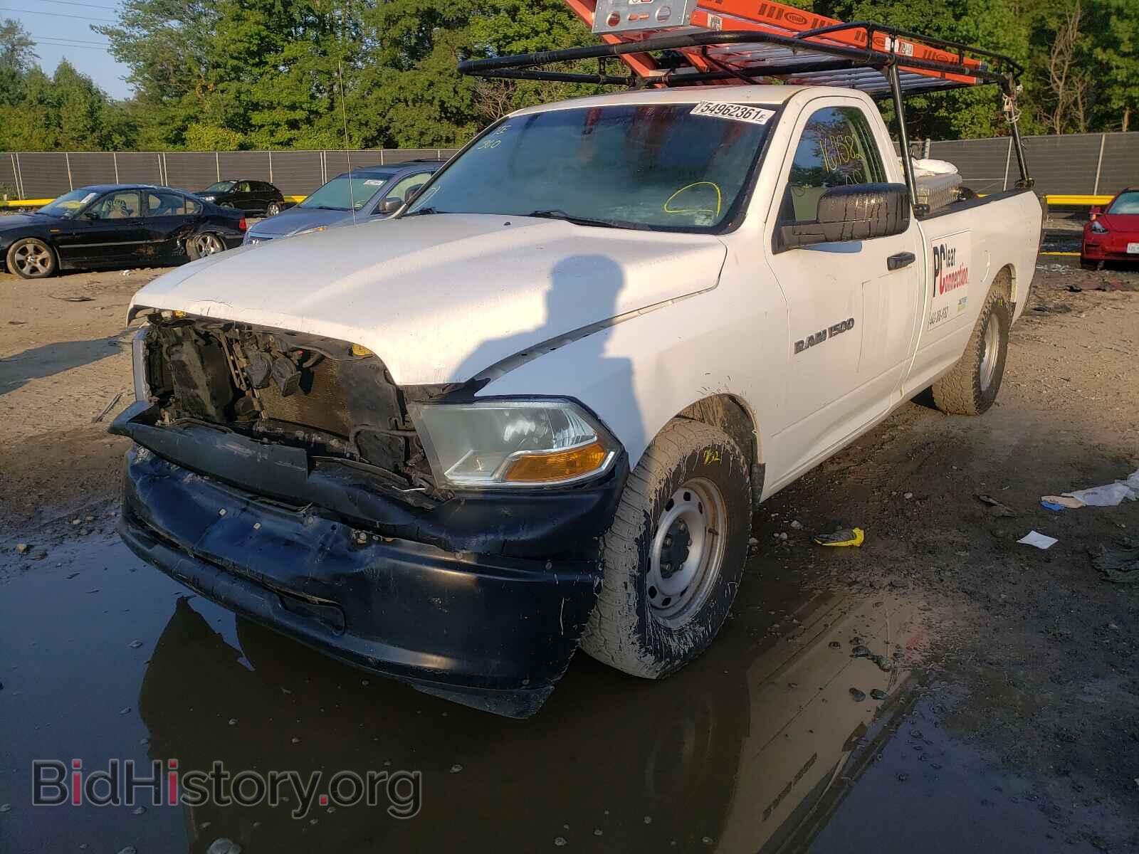 2012 DODGE RAM 1500 - VIN: 3C6JD6DK3CG231893 - Фото 2