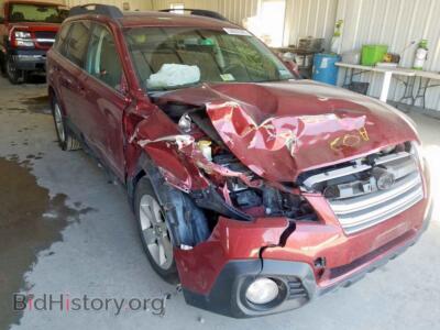 2013 Subaru OUTBACK 2., красный — VIN 4S4BRCCC8D1205051, Copart