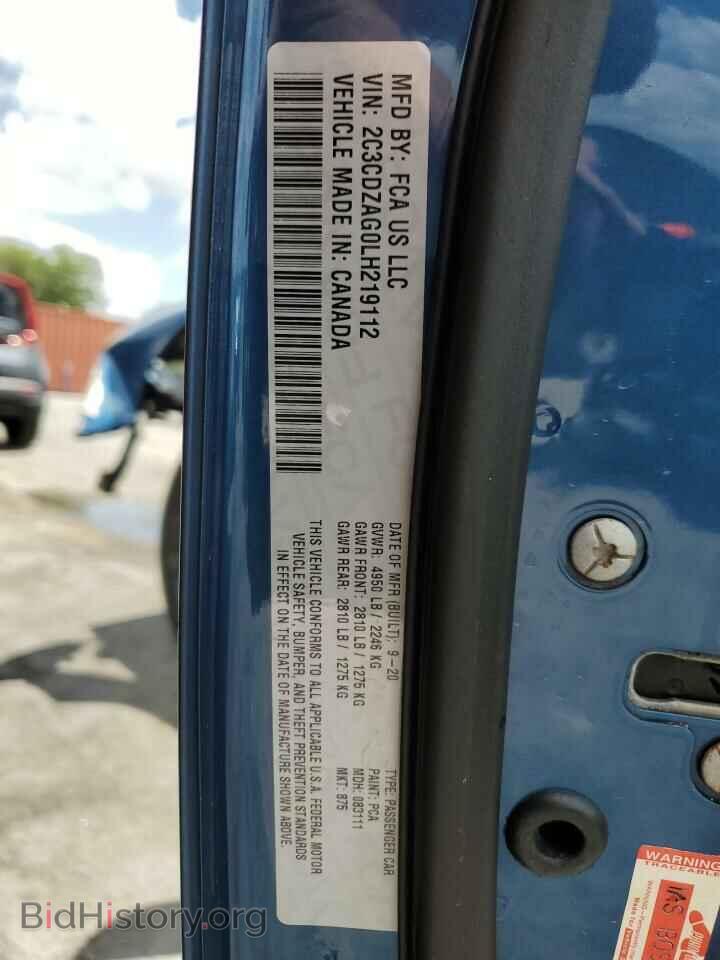 2020 DODGE CHALLENGER - VIN: 2C3CDZAG0LH219112 - Photo 13