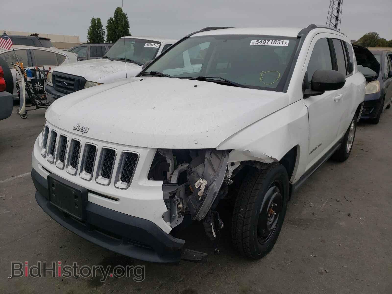 2014 JEEP COMPASS - VIN: 1C4NJCBA4ED594456 - Фото 2