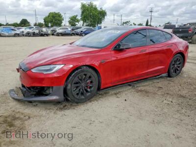 2016 Tesla MODEL S, красный — VIN 5YJSA1E15GF152798, Copart