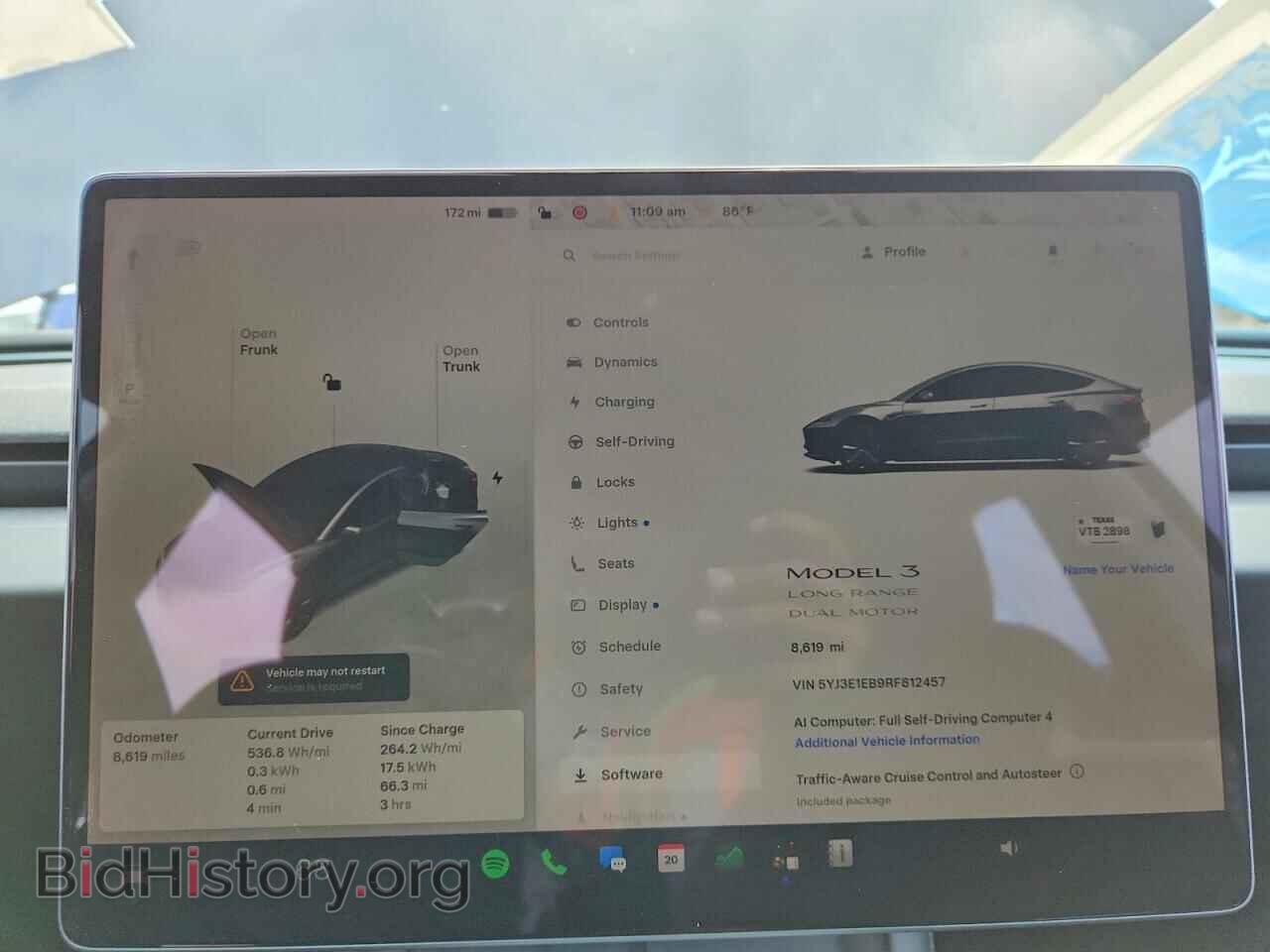 2024 TESLA MODEL 3 - VIN: 5YJ3E1EB9RF812457 - Photo 9