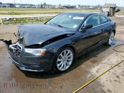 2014 Audi A5 A5 Premium, black — VIN WAULFAFR1EA033966, Copart
