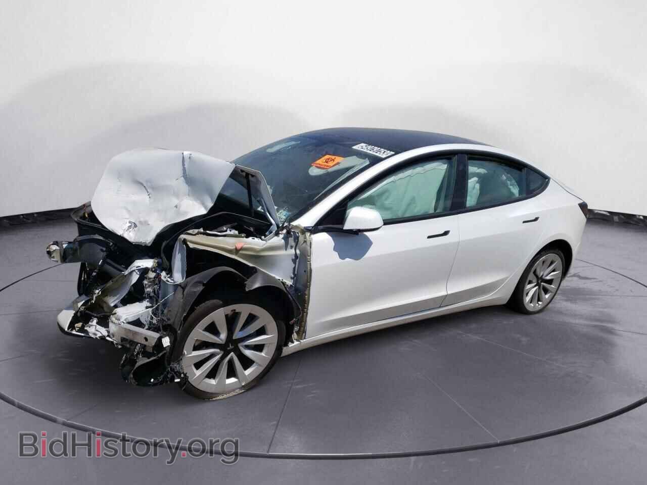 Photo 5YJ3E1EB5NF288086 - TESLA MODEL 3 2022