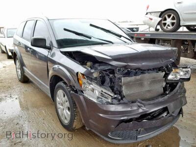 2015 Dodge JOURNEY SE, gray — VIN 3C4PDCAB2FT573627, Copart