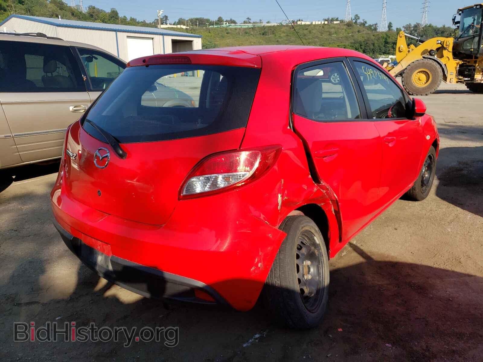 2014 MAZDA 2 - VIN: JM1DE1KY4E0181185 - Фото 4