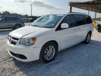 2015 Dodge CARAVAN SXT, white — VIN 2C4RDGCG4FR567128, Copart
