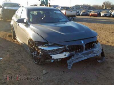 2018 BMW M3, серый — VIN WBS8M9C54J5K99315, Copart