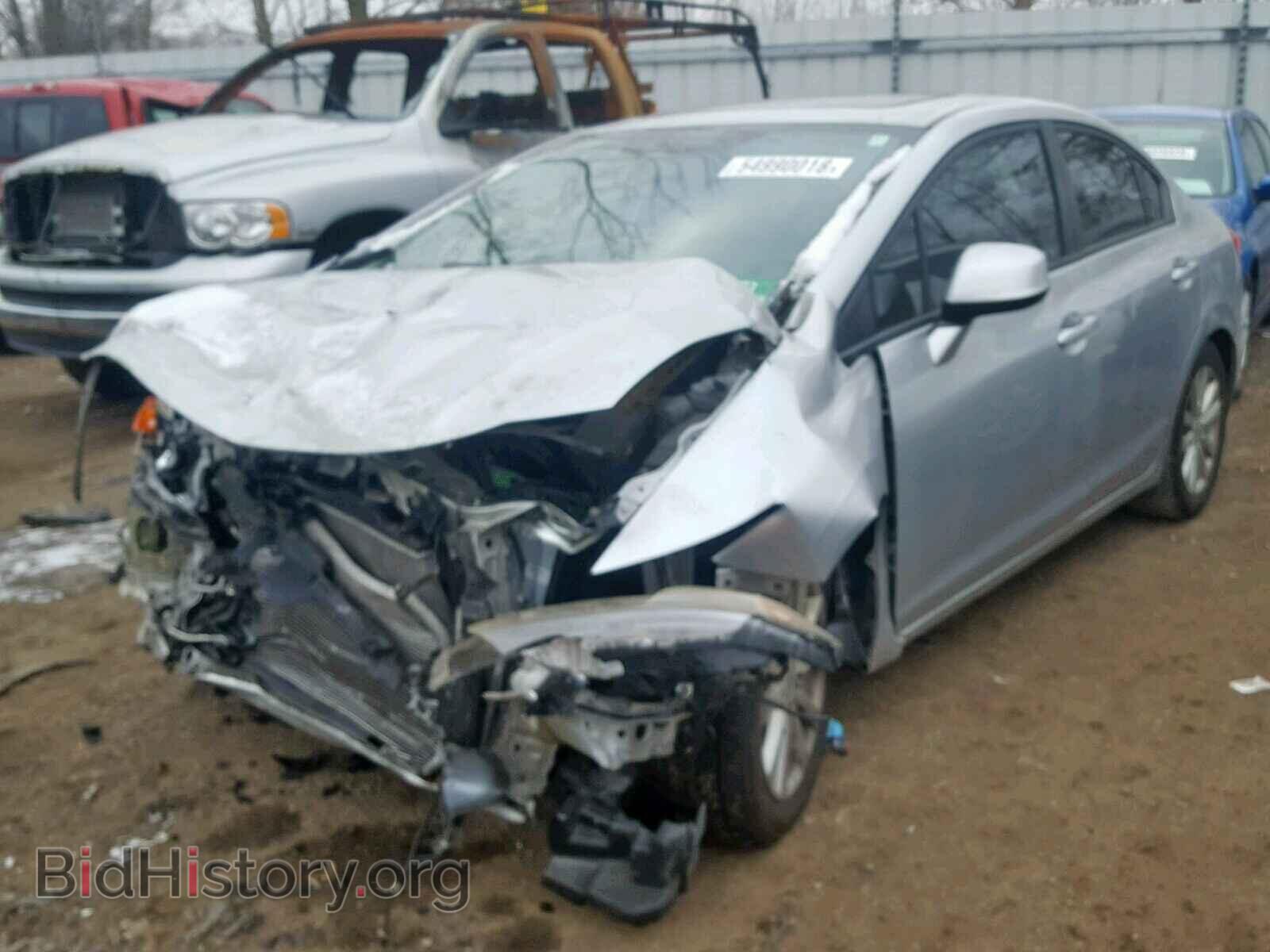 2012 HONDA CIVIC - VIN: 2HGFB2F84CH523858 - Фото 2