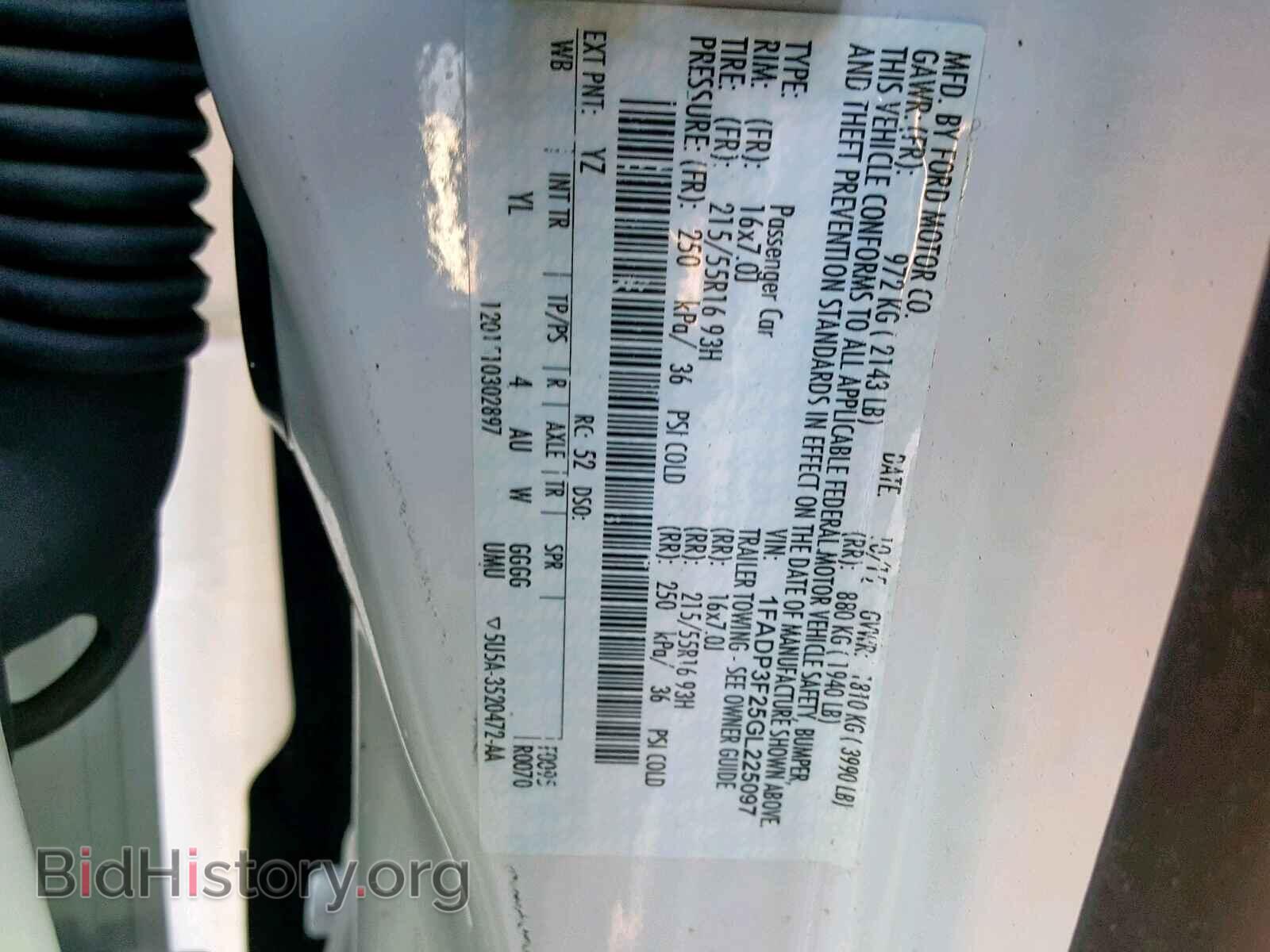 2016 FORD FOCUS - VIN: 1FADP3F25GL225097 - Фото 10