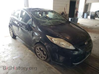 2012 Ford FIESTA Fiesta SE, black — VIN 3FADP4EJ5CM176362, Copart