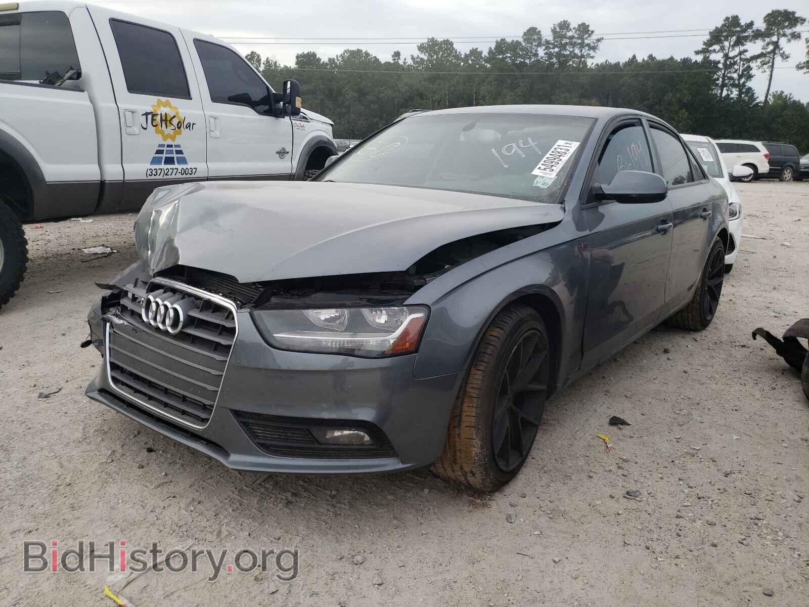 2014 AUDI A4 - VIN: WAUAFAFL0EN031749 - Фото 2