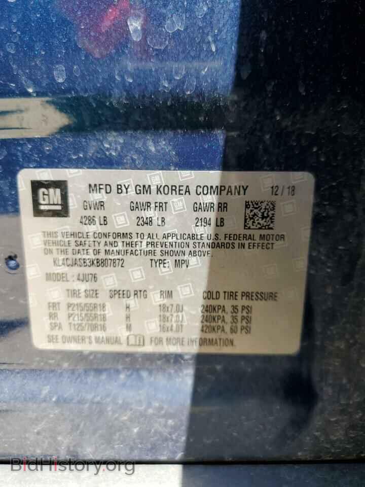 2019 BUICK ENCORE - VIN: KL4CJASB3KB807872 - Photo 13
