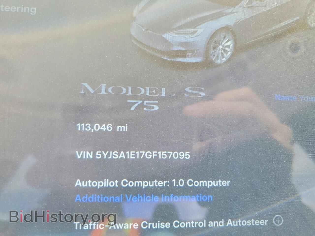 2016 TESLA MODEL S - VIN: 5YJSA1E17GF157095 - Фото 9