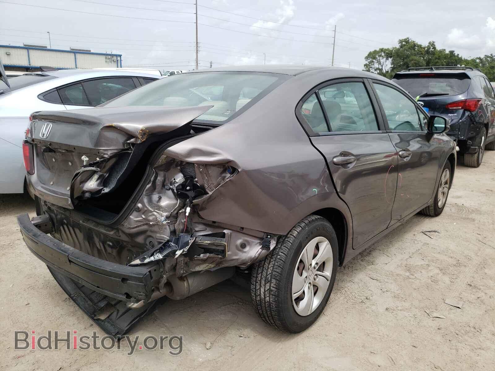 2013 HONDA CIVIC - VIN: 19XFB2F57DE032573 - Фото 4