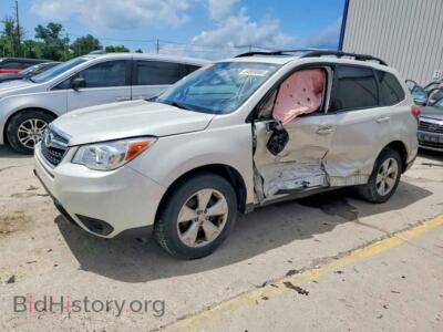 2015 Subaru FORESTER 2.5I Premium, white — VIN JF2SJADC4FH542276, Copart