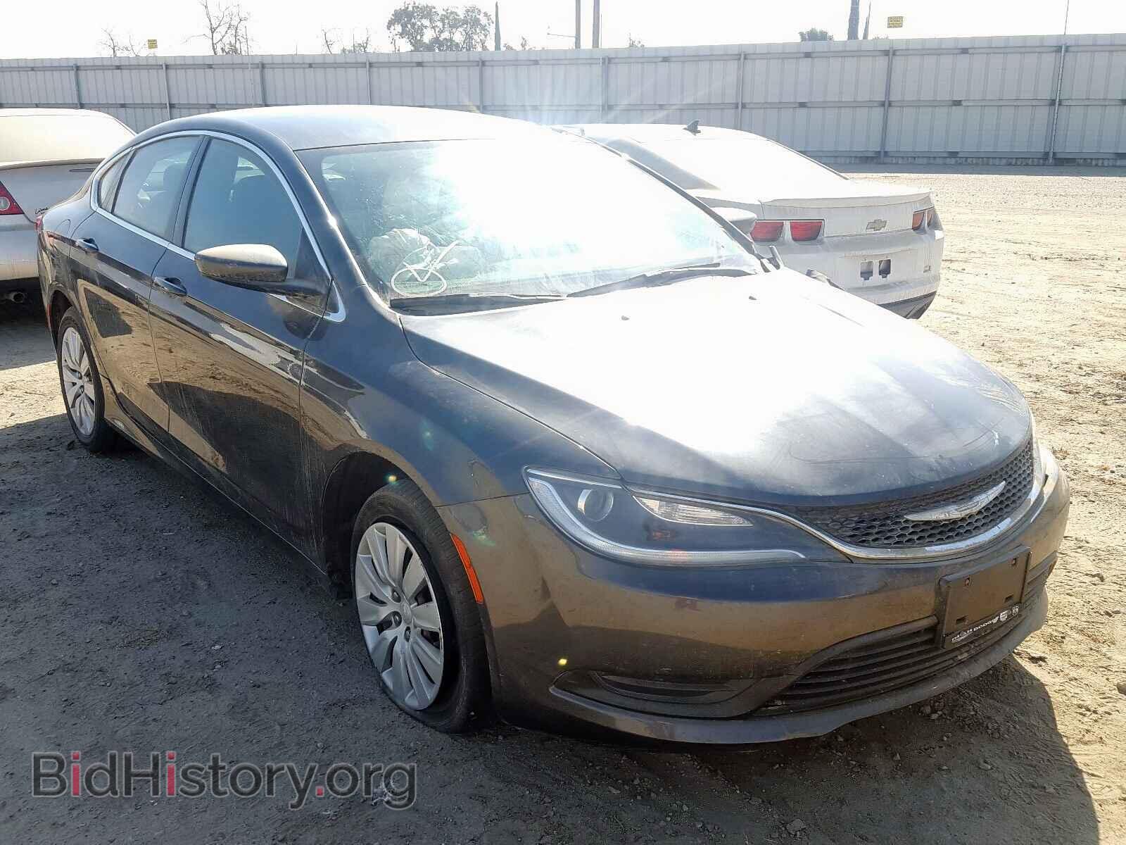 Фотография 1C3CCCFB2GN189752 - CHRYSLER 200 2016