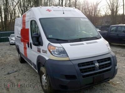 2015 RAM PROMASTER, двухцветный — VIN 3C6URVJG8FE502097, Copart