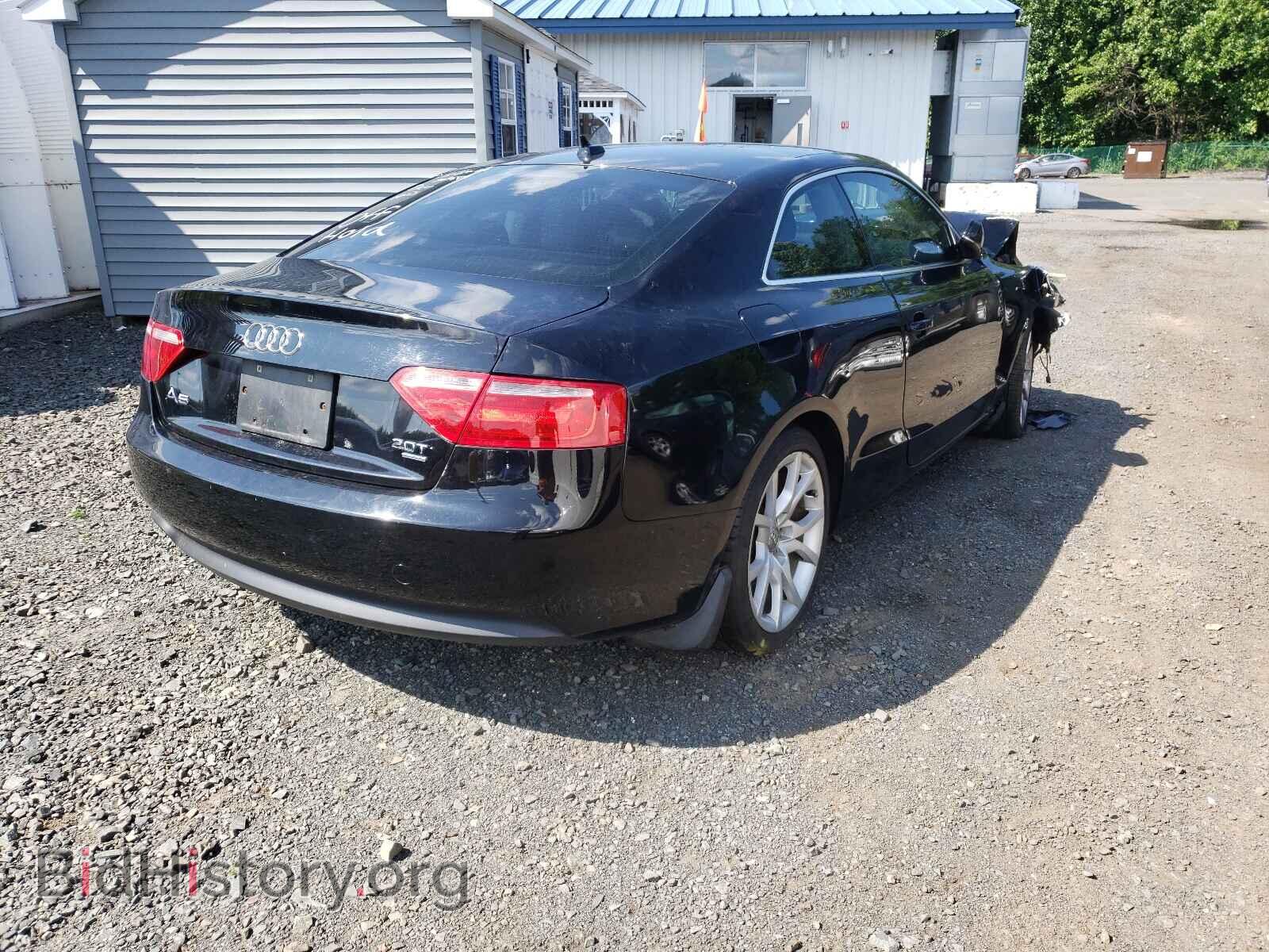 2012 AUDI A5 - VIN: WAUCFAFR9CA003305 - Фото 4